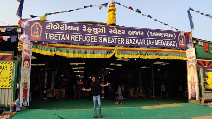 Tibetan market in Ahmedabad 2020